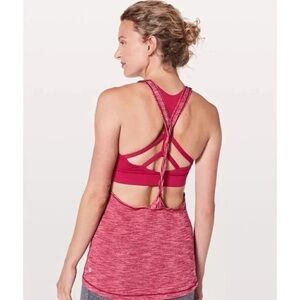 lululemon athletica Red Strappy Tank Top